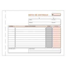 TALONARIO NOTA ENTREGA 4º T-47 APAISADO TRIPLICADO