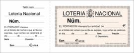 TALONARIO LOTERIA MEDIO CUARTO T-17