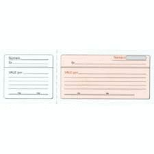 TALONARIO VALES 1/2 CUARTO T-18