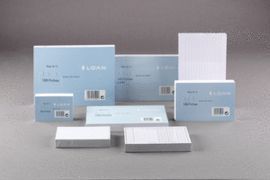 PAQ/100 FICHAS RAYADAS Nº3 10X15CM LOAN