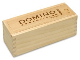 JUEGO DE MESA DOMINO COMPETICION CAJA MADERA