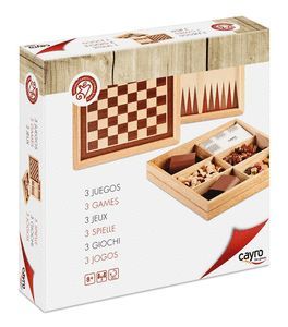 JUEGO DE MESA AJEDREZ DAMAS BACKGAMMON MARQUETERIA