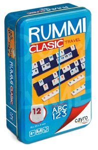 JUEGO DE MESA RUMMICLASIC TRAVEL METAL BOX