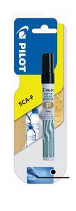 MARCADOR PILOT SC-F PERMANENTE RECARGABLE NEGRO BL