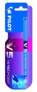ROTULADOR PILOT PILOT V5 TINTA LIQUIDA AZUL BLISTE