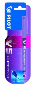 ROTULADOR PILOT PILOT V5 TINTA LIQUIDA VIOLETA BLI