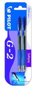 BOLIGRAFO PILOT G-2 TINTA DE GEL RETRACTIL AZUL 2