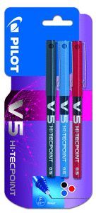BLISTER PILOT V5 AZUL ROJO NEGRO