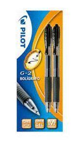 BOLIGRAFO PILOT G-2 TINTA DE GEL RETRACTIL 1 NEGRO