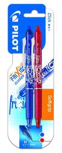 BOLIGRAFO PILOT PILOT FRIXION CLICKER BLISTER AZUL