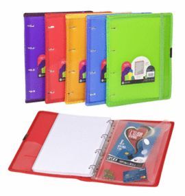 CARPETA ANILLAS CARPEBLOC PP DUNE A4 120H GOMA VER