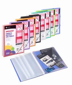 CARPETA ARCHIVEX-STAR ESP CANGURO 30 FUNDAS VERDE