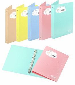 CARPETA ANILLAS SOFT PP A4 4 ANILLAS 25MM SALMON