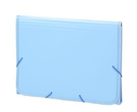 ACORDEON PP SOFT FOLIO 13 DPTOS RIBETE GOMA AZUL