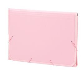 ACORDEON PP SOFT FOLIO 13 DPTOS RIBETE GOMA ROSA