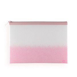 BOLSA CREMALLERA EVABAG SENSE A4 ROSA