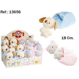 EXPOSITOR 16 PERROS Y GATOS MANTITA 18CM