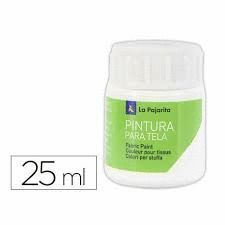 PINTURA TELA 25ML BLANCO T-01