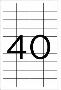 ETIQUETA MULTIFUNCION 52,5X29,7 100H 15296