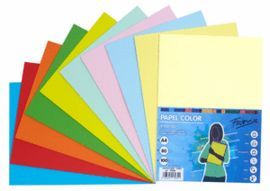 PAPEL A4 80GR 100 HOJAS SURTIDO PASTEL Y FUERTE
