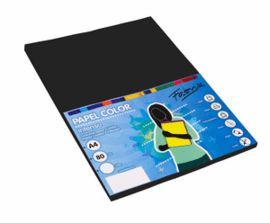 PAPEL 80 GR A4 100 HOJAS NEGRO