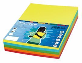 PAPEL 80 GR A4 500 HOJAS COLOR FUERTES SURTIDOS