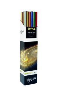 EXPOSITOR 30 ROLLO PAPEL KRAFT 3M COLORES METALIZA