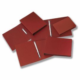 CARPETA FOLIO APAISADA 2 ANILLAS 25MM CARTON CUERO