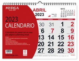 PLANNING CLASICO MENSUAL ESPIRAL 2023