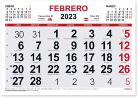 CALENDARIO MENSUAL 2023