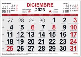 CALENDARIO MENSUAL 2023