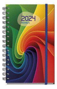 AGENDA ANUAL 2024 BOLSILLO LIEBANA WIRE TAPA PP CO
