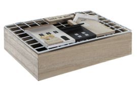 CAJA INFUSIONES MADERA CASAS NATURAL