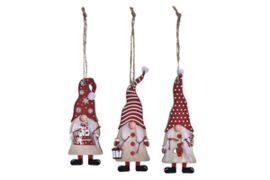 DECORACION COLGANTE MADERA GNOMOS SURTIDOS
