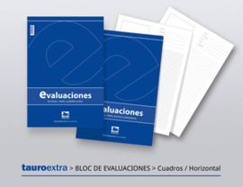 BLOC DE EVALUACIONES TAURO EXTRA ESPIRAL Fº 40 HOJ