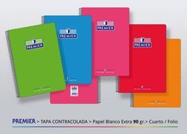 BLOC TAPA DURA CONTRACOLADO PREMIER FOLIO 80H PAPE