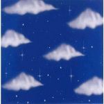 FONDO BELEN CIELO ESTRELLAS Y NUBES 70X100