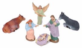 NACIMIENTO PORTAL DE BELEN FIGURAS ADULTO 8CM