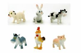 ANIMALES MODERNOS MOD SURTIDOS 3,5CMS BOLSA 6 UDS