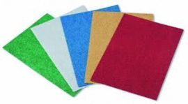 LAMINA GOMA EVA 20X30 SURTIDO EFECTO PURPURINA 5 H