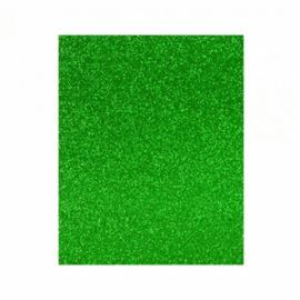 LAMINA GOMA EVA 20X30 VERDE EFECTO PURPURINA