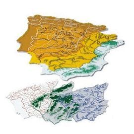 PLANTILLA MAPA ESPAÑA PEQUEÑO 250G B/3 SURTIDOS