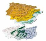 PLANTILLA MAPA ESPAÑA PEQUEÑO 250G B/3 SURTIDOS