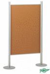 MAMPARA MODULAR DE CORCHO NATURAL 100X150 MARCO AL
