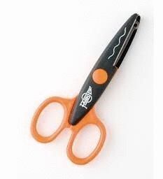 TIJERA DENTADA BLISTER-5 13CM