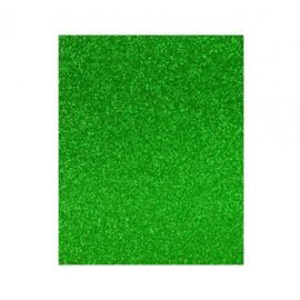 LAMINA GOMA EVA 20X30 VERDE EFECTO PURPURINA