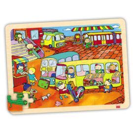 JUEGO SET PUZZLES TRANSPORTES (4 UDS)