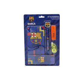 SET DE PAPELERIA CON BLOCK DE NOTAS FC BARCELONA