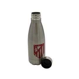 BOTELLA PLATEADA DE ACERO 550ML ATLETICO DE MADRID