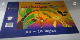 BLOC MANUALIDADES MARGOK A3 CARTULINAS SURTIDAS